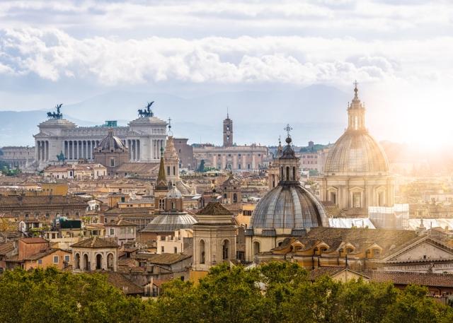 Rome, Italy’s historic skyline