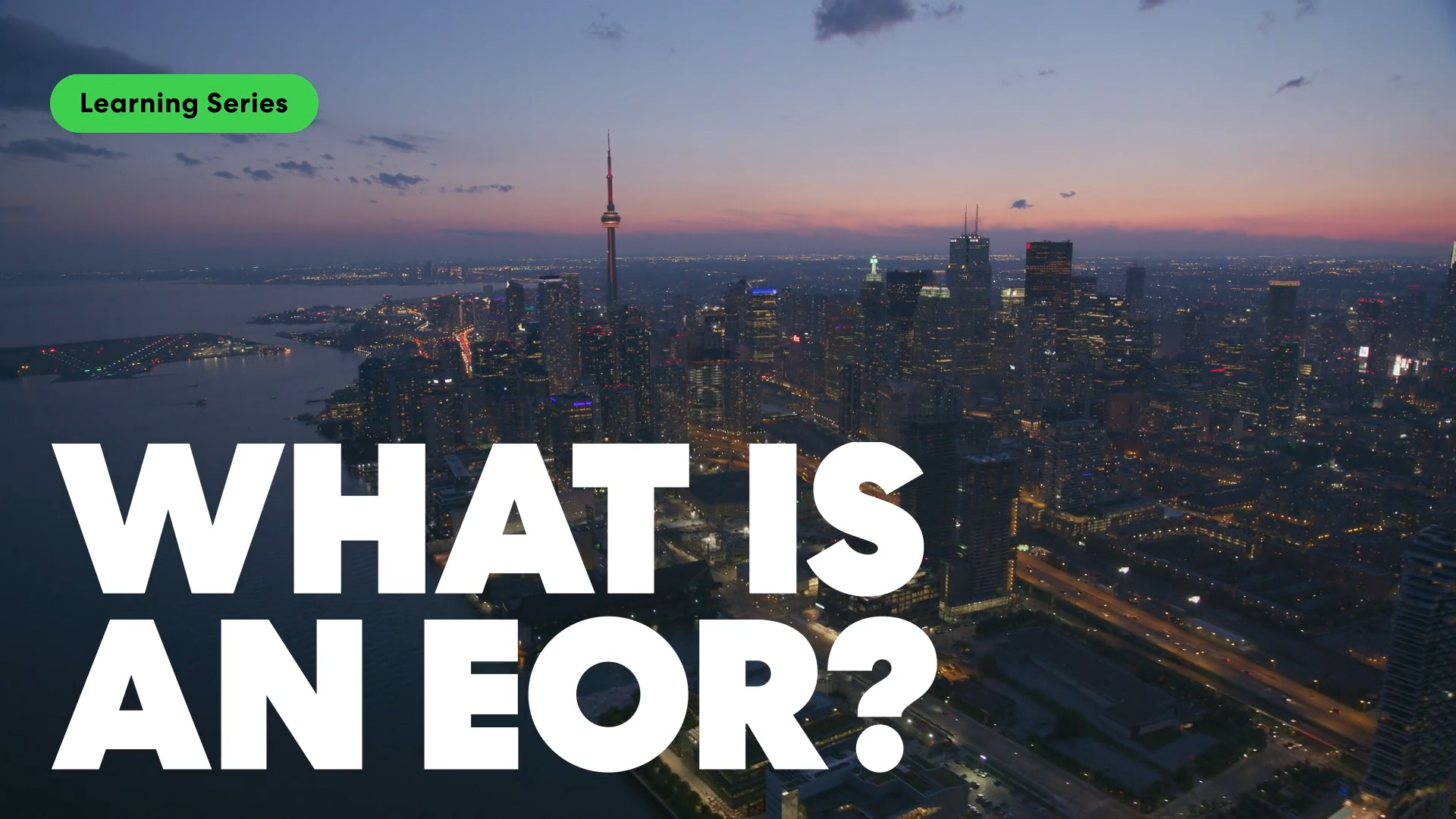 What is an EOR?