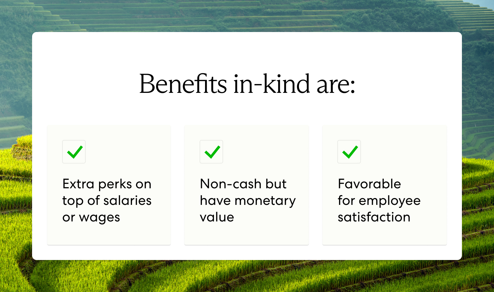 In-Kind Benefits: Definition + Examples