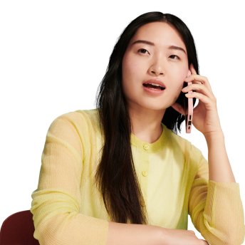 woman on mobile phone
