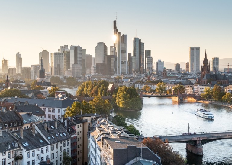 Skyline of Frankfurt, Germany