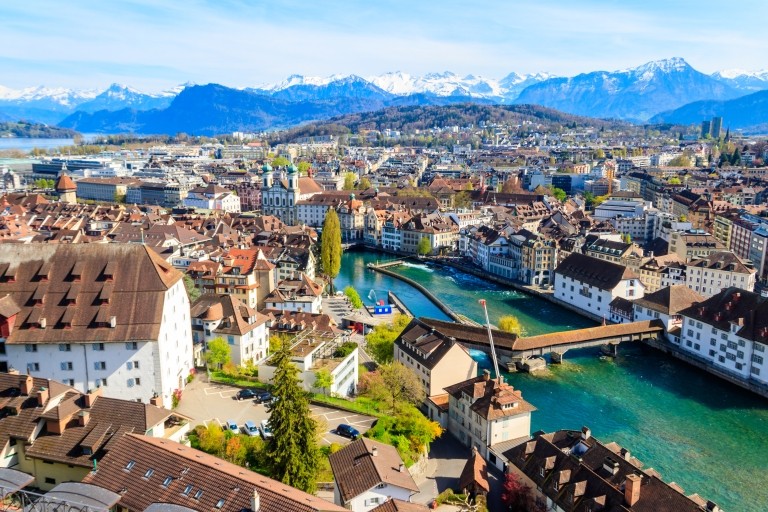 Scenic view of Switzerland