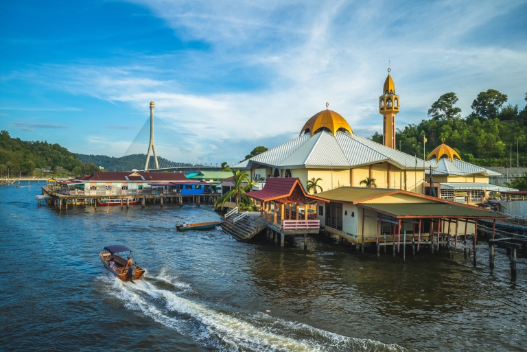 Kampong Ayer water village in Bandar Seri Begawan