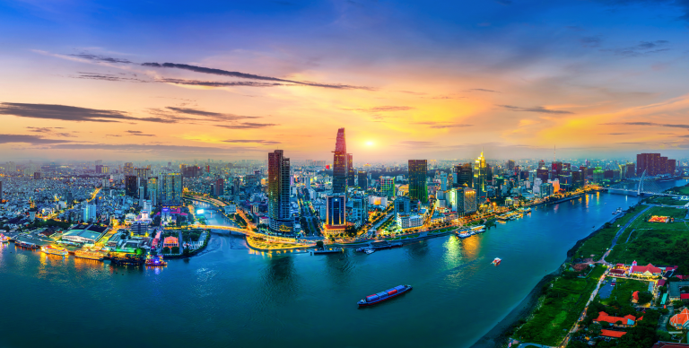 Scenic view of Vietnam