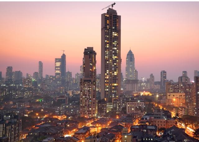 City of Mumbai at dusk