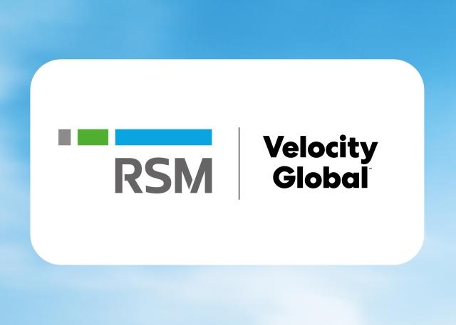 RSM and Velocity Global logo