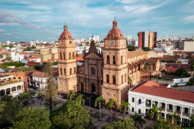 Cathedral Basilica of Saint Lawrence in Santa Cruz Bolivia