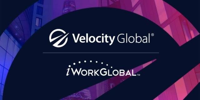 Velocity Global Logo and iWorkGlobal logo
